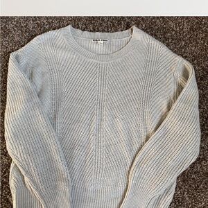 Moral Fiber Light Gray Men's Crewneck Sweater